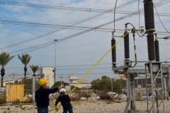 בדיקת העדר מתח בשנאי מתח עליון